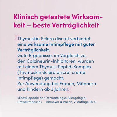 Sclero discret creme Wirksamkeit und Verträglichkeit