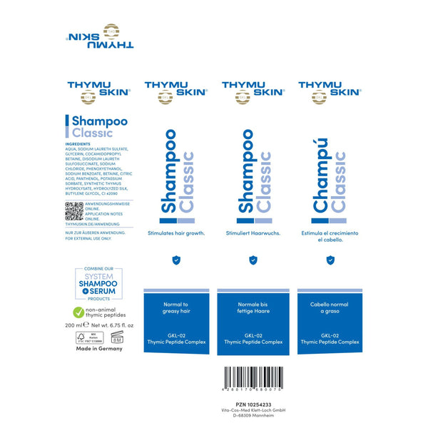 Thymuskin Classic Shampoo 200 ml