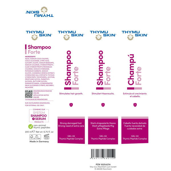 Thymuskin Forte Shampoo 200 ml