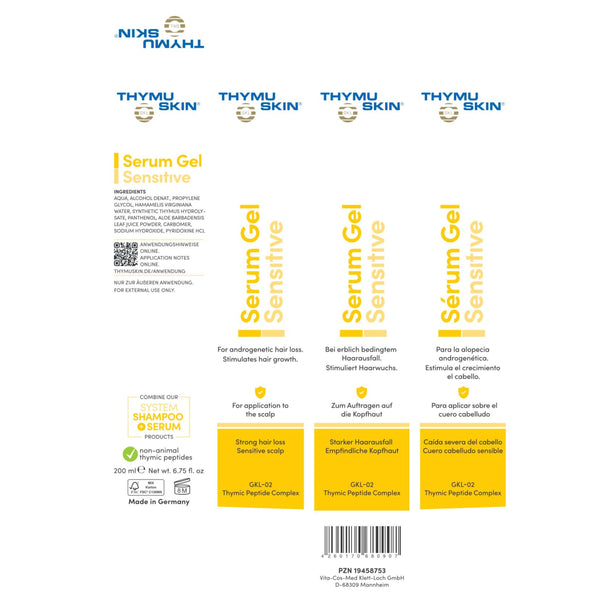 Thymuskin Sensitive Serum Gel 200 ml