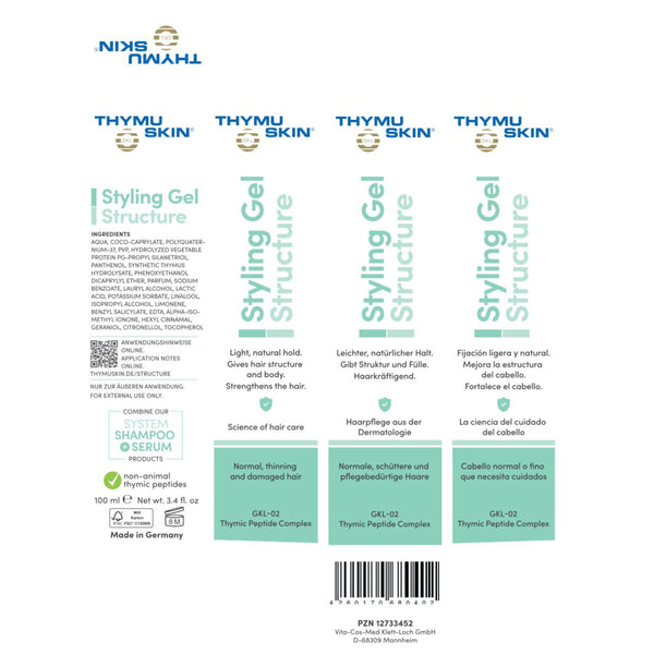 Thymuskin Structure Styling Gel 100 ml